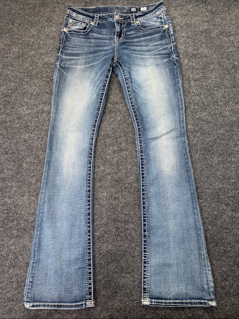 Miss Me Light Blue Chloe Boot Jeans